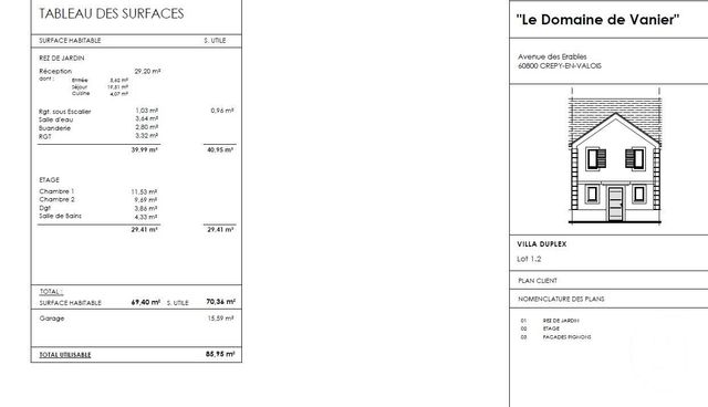 maison à vendre - 3 pièces - 69.4 m2 - CREPY EN VALOIS - 60 - PICARDIE - Century 21 Vandôme Immobilier