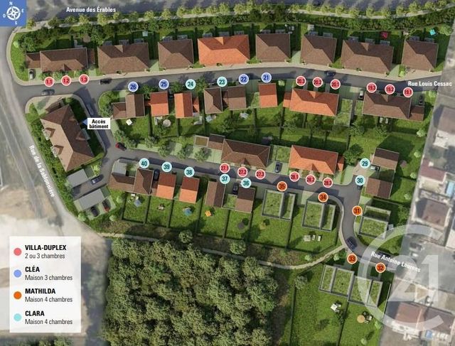 maison à vendre - 6 pièces - 94.8 m2 - CREPY EN VALOIS - 60 - PICARDIE - Century 21 Vandôme Immobilier